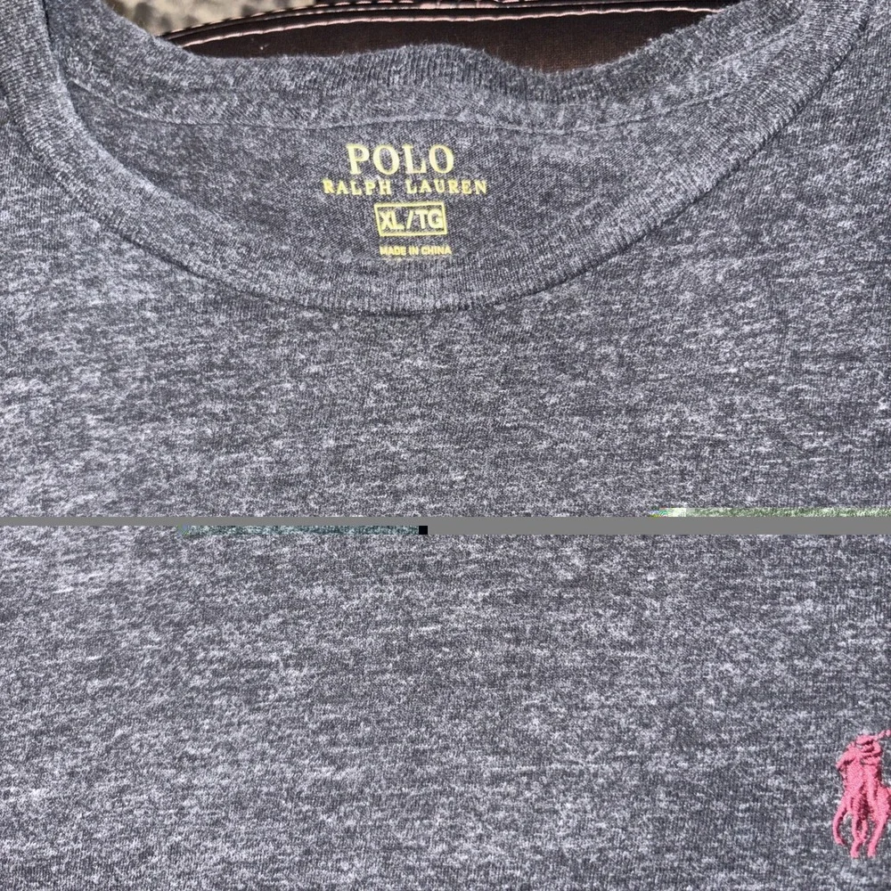 NWOT Polo Ralph Lauren long sleeve Men's  t-shirt Size XL Charol Gray